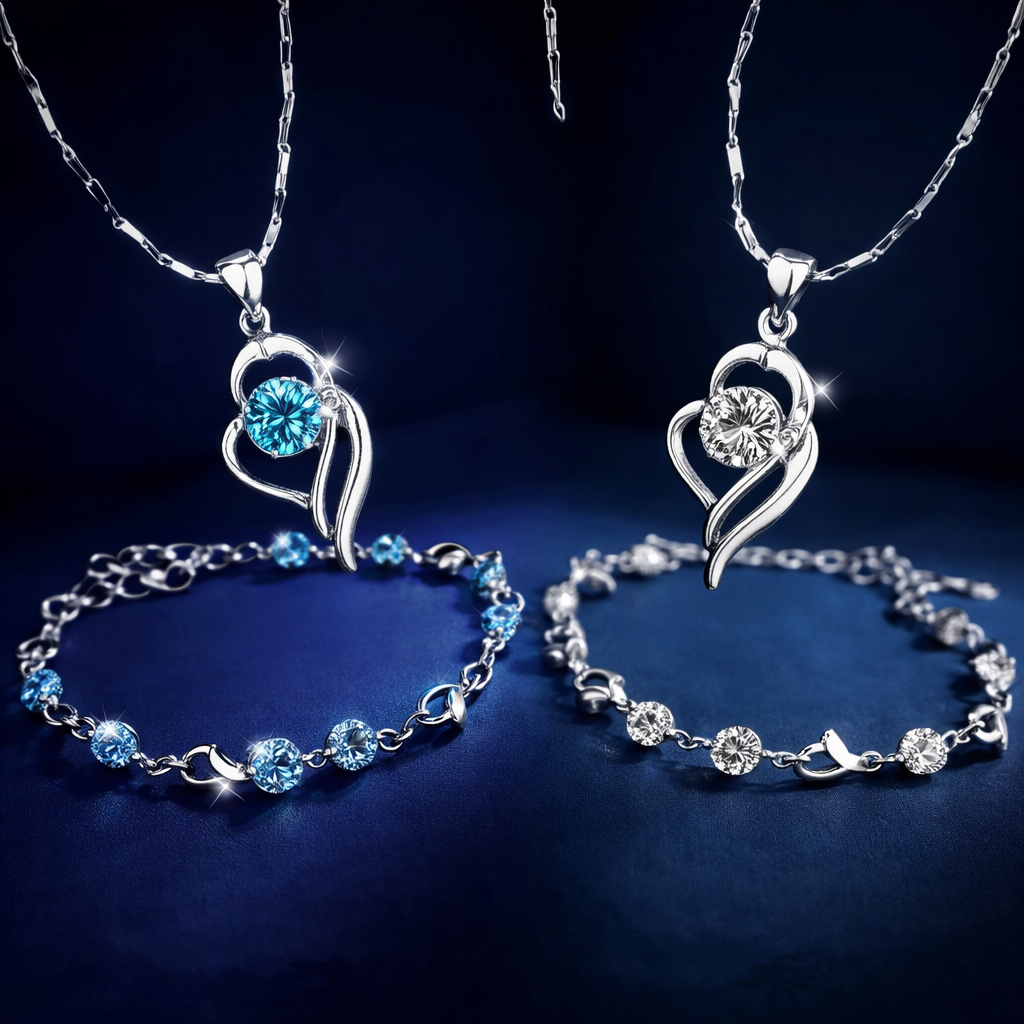 Zefira- Set Collana più bracciale